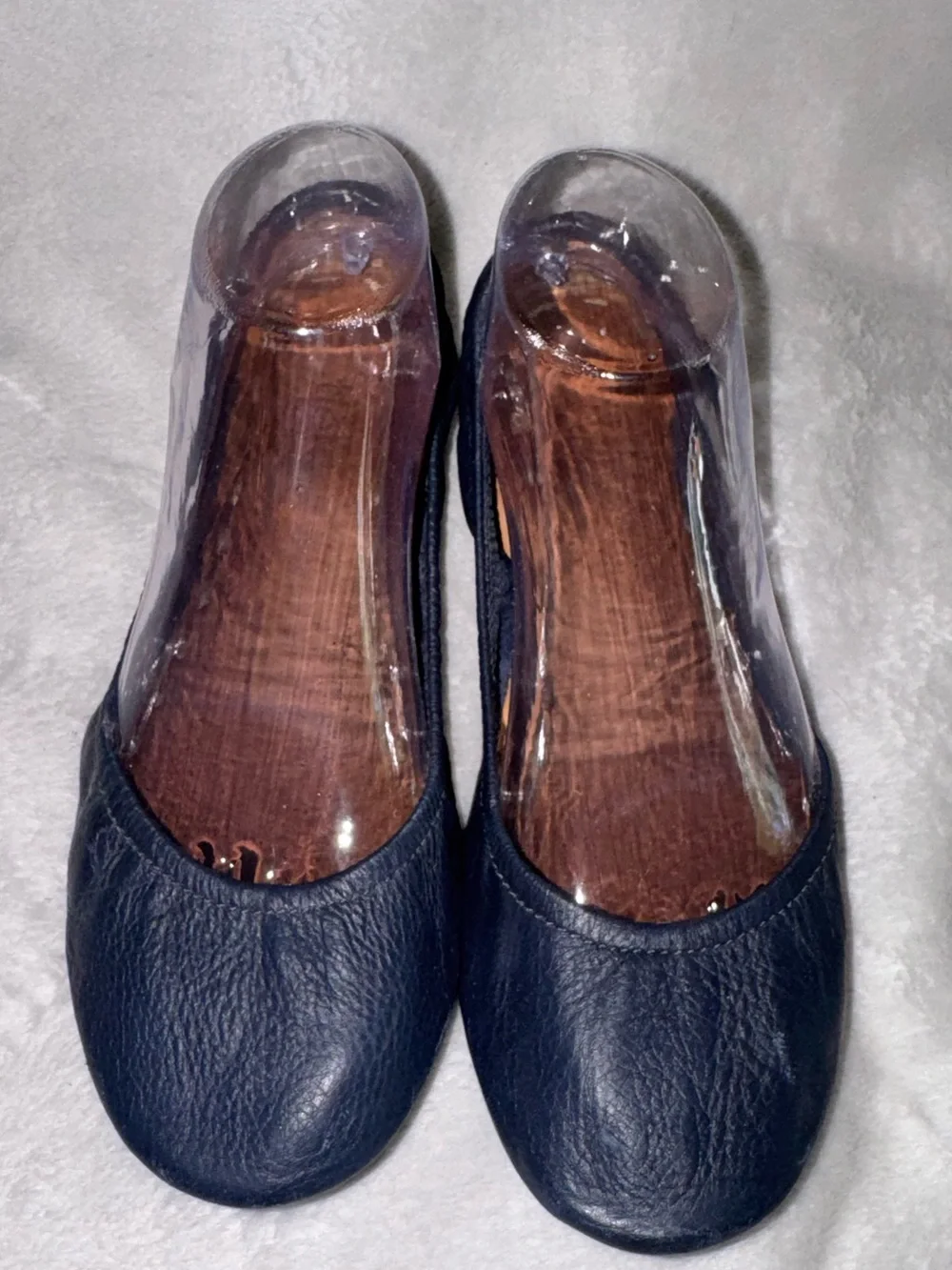 Tieks Classic Women's Navy Leather Ballet Flats